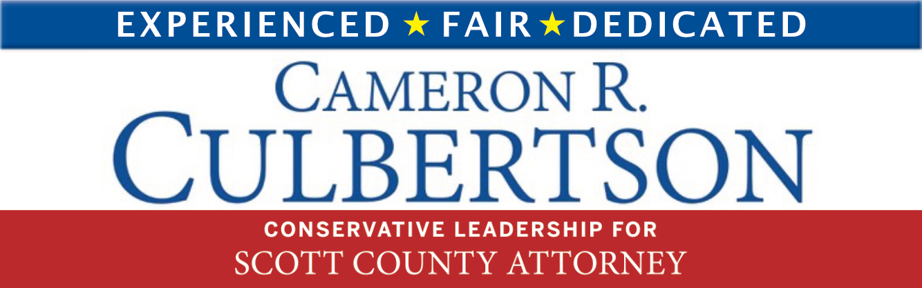 Cameron Culbertson for Scott County Attorney